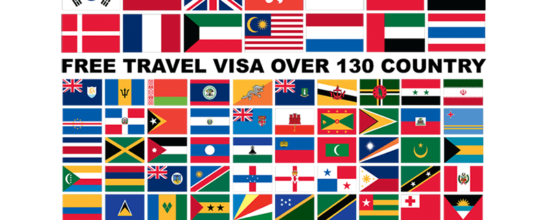 لیست کشورهای بدون ویزا