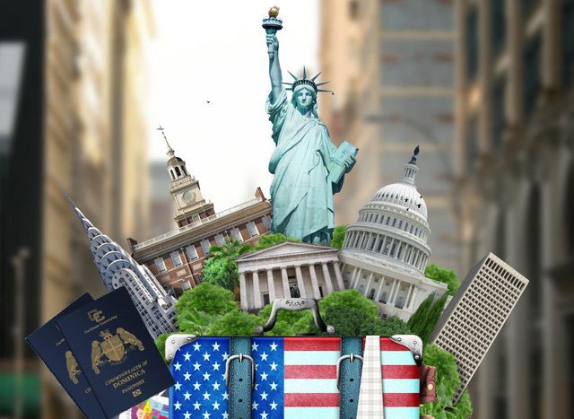 سفر به آمریکا با پاسپورت دومینیکا